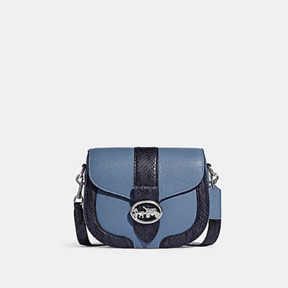 Nwt Coach Georgie Saddle Bag